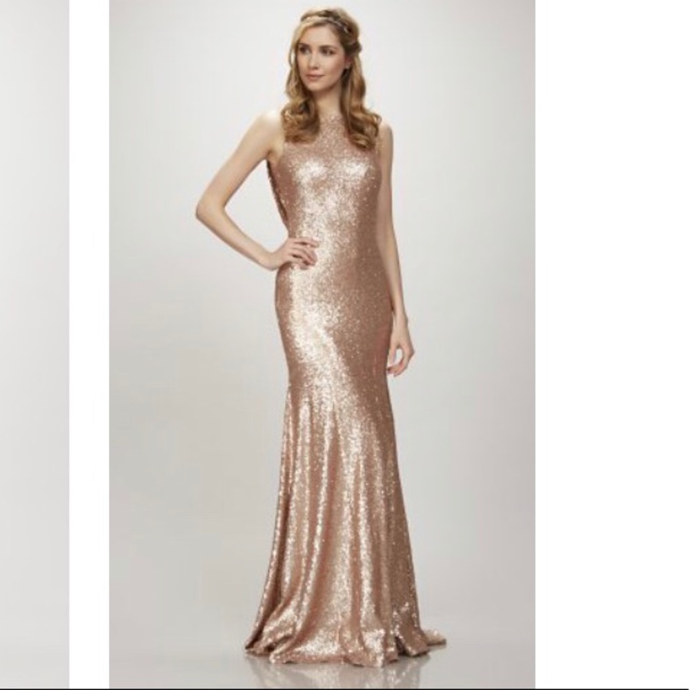 Theia sequin gown